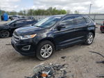 2015 Ford Edge Sel Black vin: 2FMTK4J95FBC18885