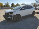 2015 Ford Edge Sel White vin: 2FMTK4J96FBB16835