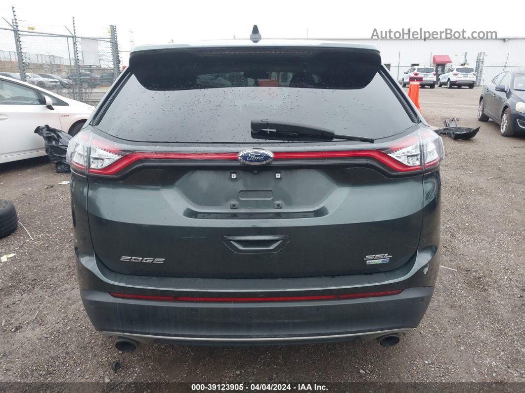 2015 Ford Edge Sel Серый vin: 2FMTK4J96FBB16916