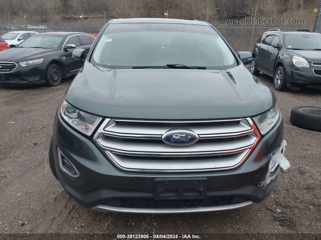 2015 Ford Edge Sel Серый vin: 2FMTK4J96FBB16916