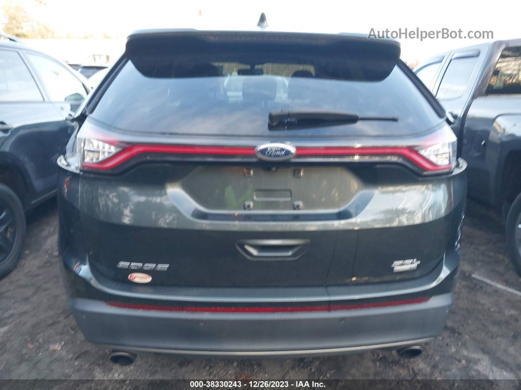 2015 Ford Edge Sel Green vin: 2FMTK4J96FBB43999