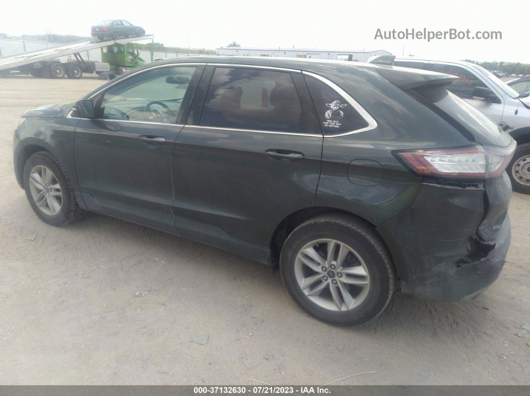 2015 Ford Edge Sel Зеленый vin: 2FMTK4J96FBB67395