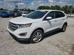 2015 Ford Edge Sel White vin: 2FMTK4J97FBB34891