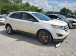 2015 Ford Edge Sel White vin: 2FMTK4J97FBB34891