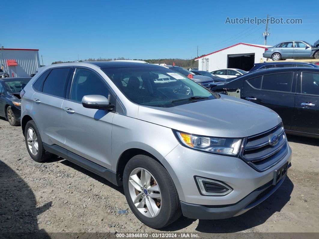 2015 Ford Edge Sel Серебряный vin: 2FMTK4J97FBC36546