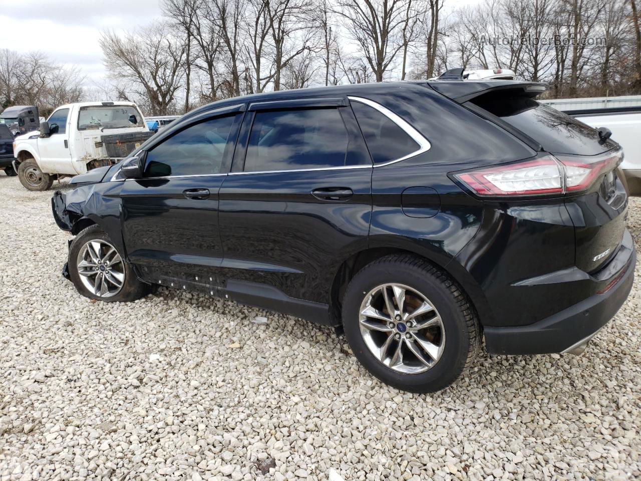 2015 Ford Edge Sel Black vin: 2FMTK4J98FBC31534