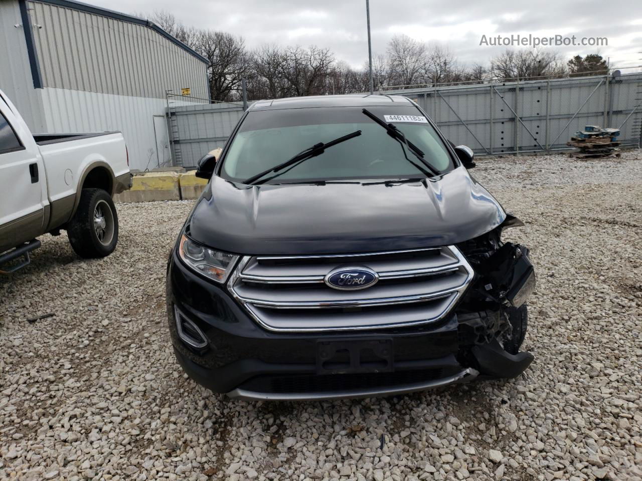 2015 Ford Edge Sel Black vin: 2FMTK4J98FBC31534