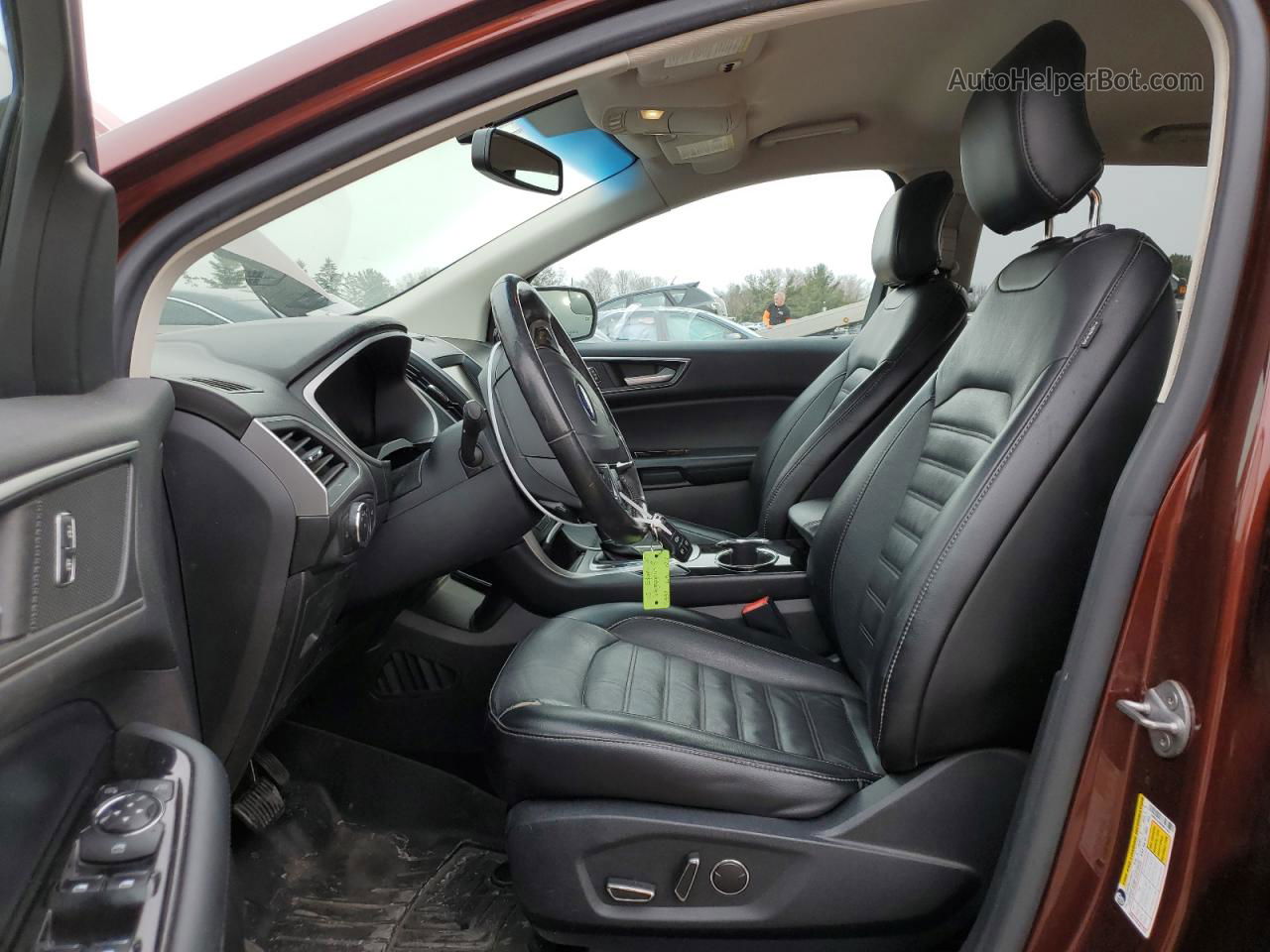 2015 Ford Edge Sel Темно-бордовый vin: 2FMTK4J99FBB71697