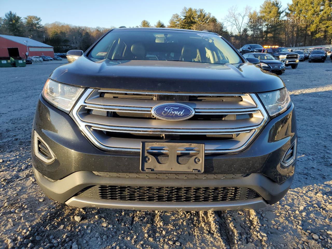 2015 Ford Edge Sel Black vin: 2FMTK4J99FBB87785