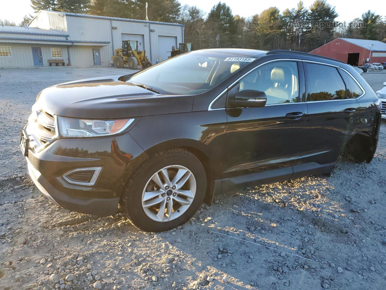 2015 Ford Edge Sel Black vin: 2FMTK4J99FBB87785