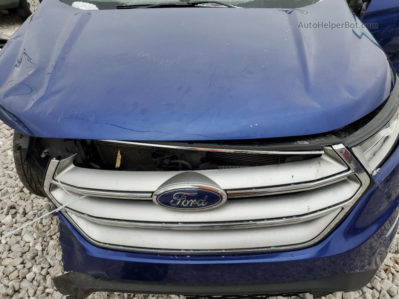 2015 Ford Edge Sel Blue vin: 2FMTK4J99FBB90749