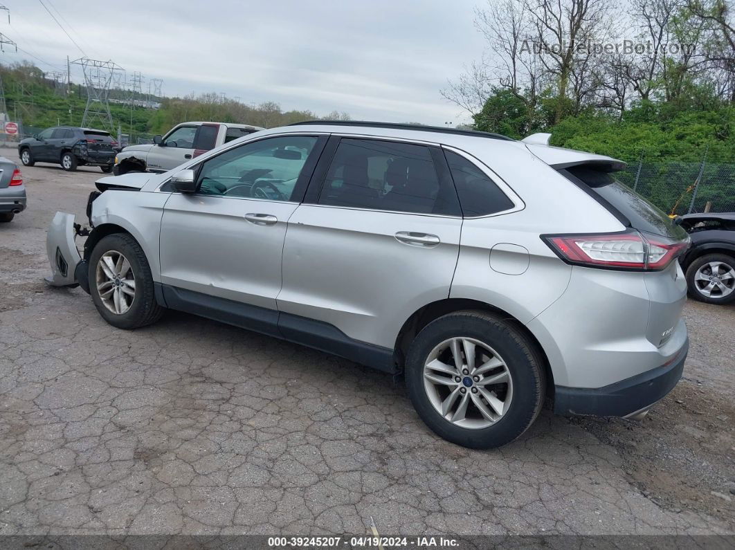 2015 Ford Edge Sel Серебряный vin: 2FMTK4J99FBC04858