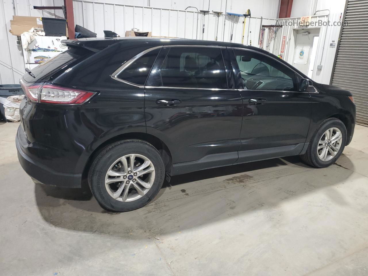 2015 Ford Edge Sel Black vin: 2FMTK4J99FBC40470