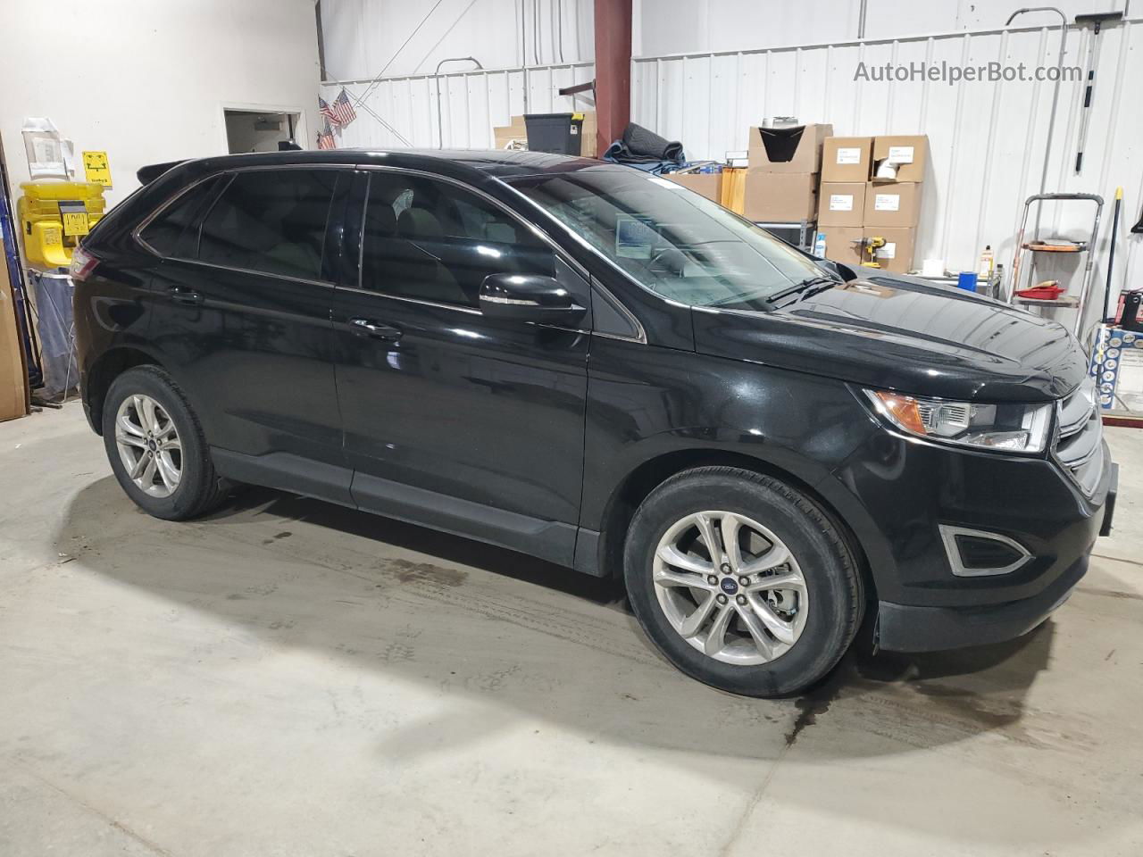 2015 Ford Edge Sel Black vin: 2FMTK4J99FBC40470