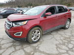 2015 Ford Edge Sel Maroon vin: 2FMTK4J9XFBB03697