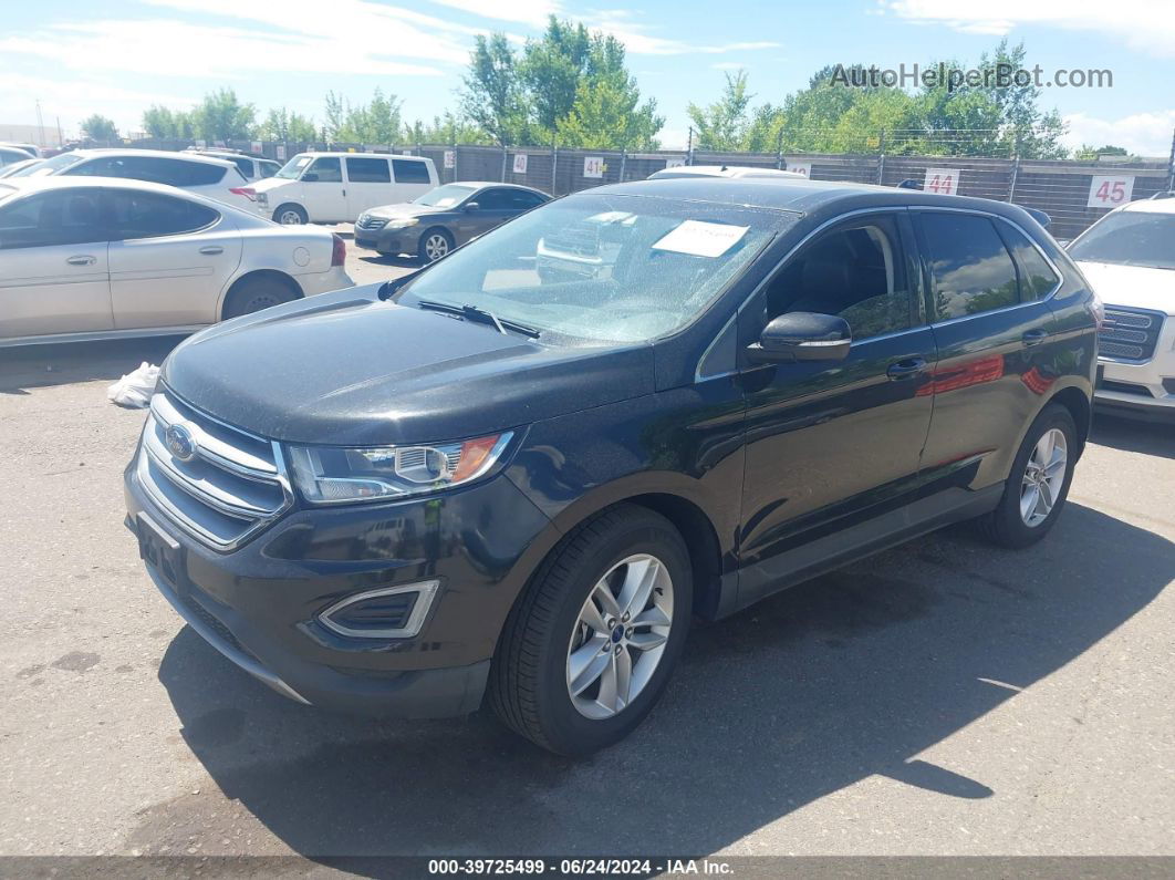 2015 Ford Edge Sel Black vin: 2FMTK4J9XFBB16921