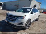 2015 Ford Edge Sel White vin: 2FMTK4J9XFBB68629