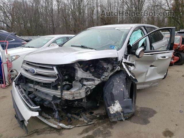 2015 Ford Edge Sel Silver vin: 2FMTK4J9XFBB90596