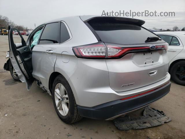 2015 Ford Edge Sel Silver vin: 2FMTK4J9XFBB90596