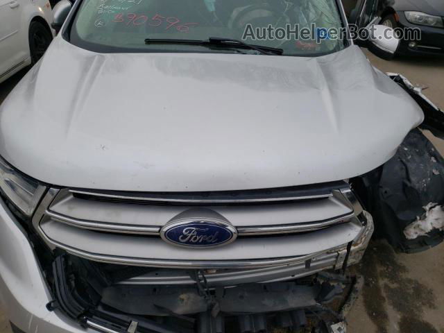 2015 Ford Edge Sel Silver vin: 2FMTK4J9XFBB90596