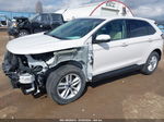 2015 Ford Edge Sel White vin: 2FMTK4J9XFBC34080