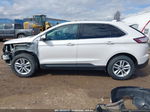 2015 Ford Edge Sel White vin: 2FMTK4J9XFBC34080