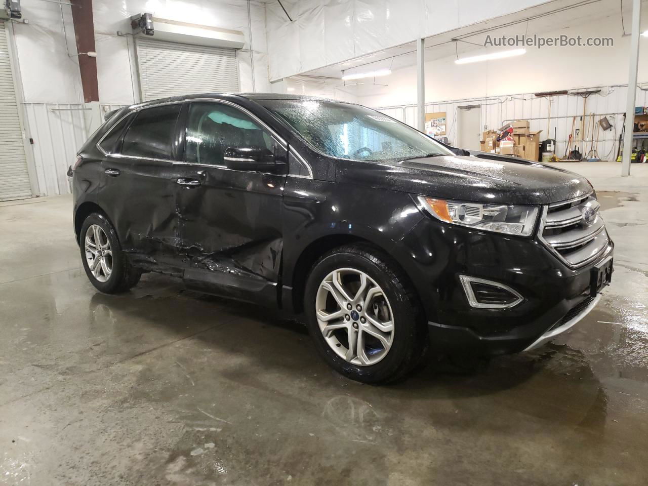 2015 Ford Edge Titanium Black vin: 2FMTK4K82FBC04884