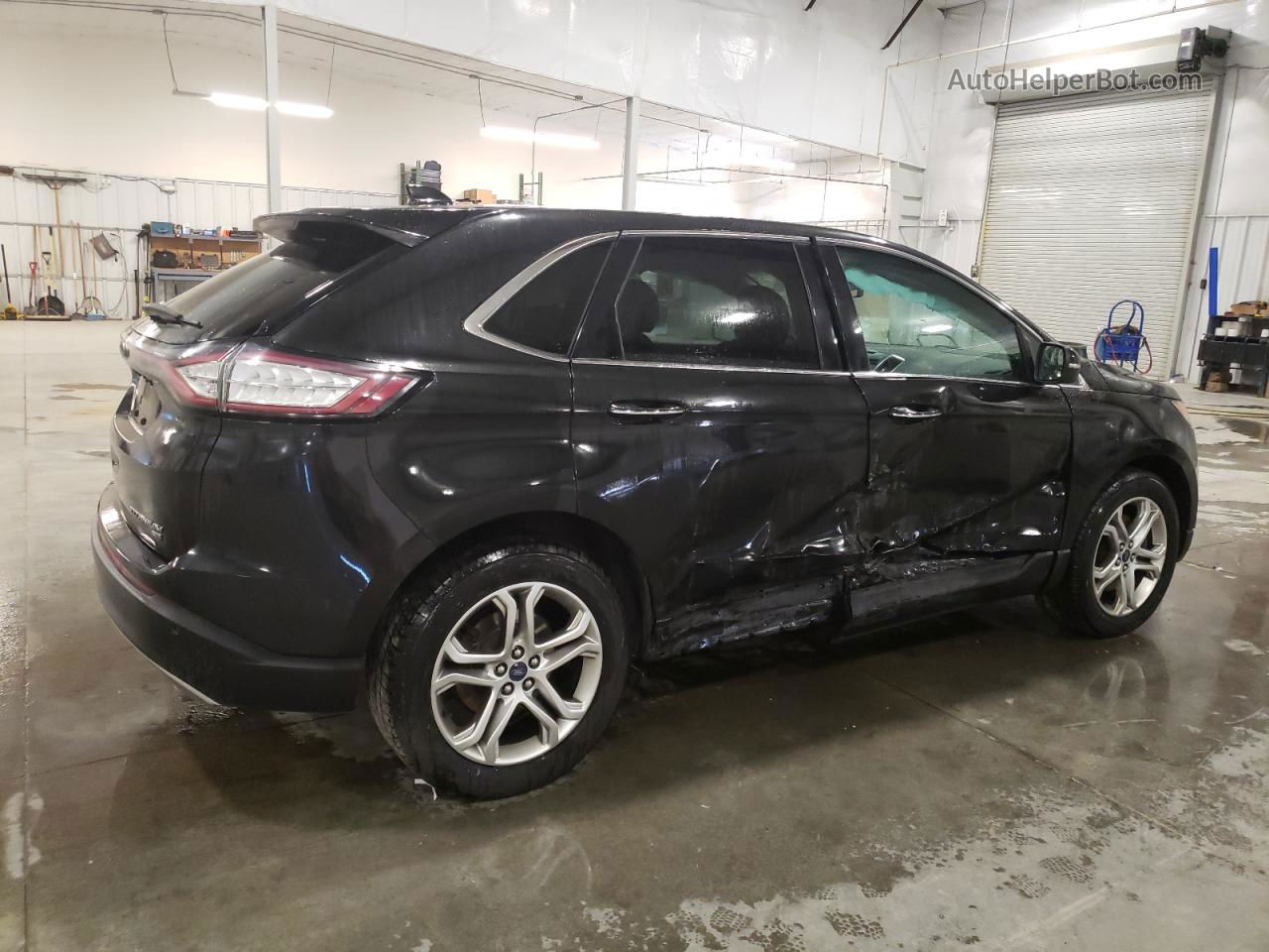 2015 Ford Edge Titanium Black vin: 2FMTK4K82FBC04884