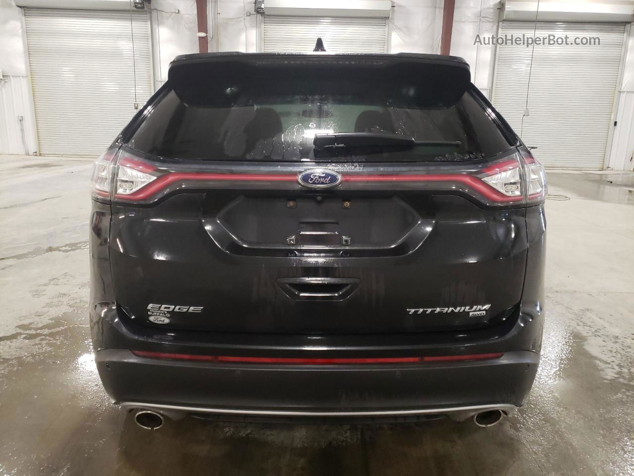 2015 Ford Edge Titanium Black vin: 2FMTK4K82FBC04884