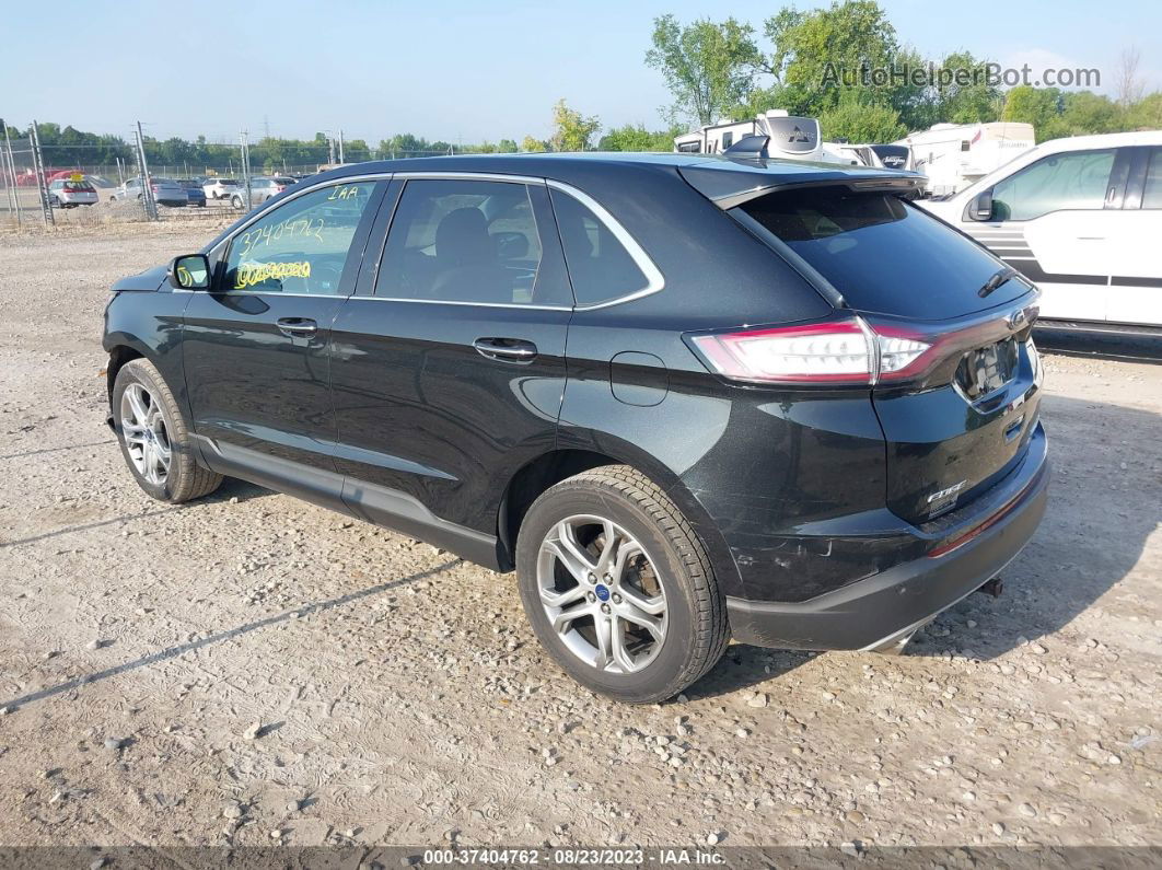 2015 Ford Edge Titanium Black vin: 2FMTK4K84FBB00946