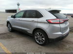 2015 Ford Edge Titanium Silver vin: 2FMTK4K84FBB33722