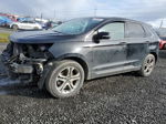 2015 Ford Edge Titanium Черный vin: 2FMTK4K84FBB56160