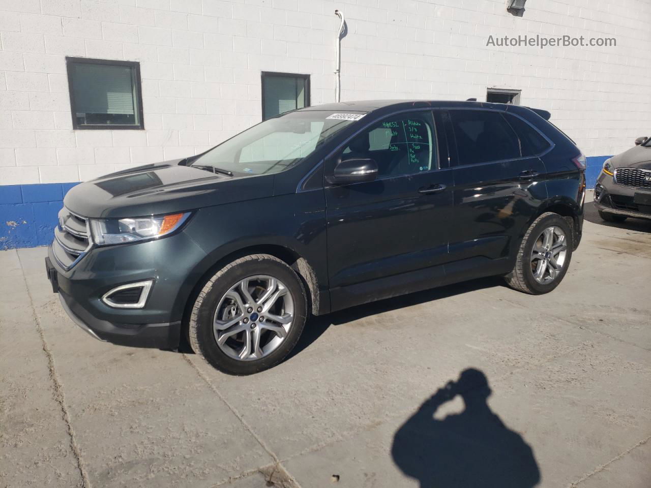 2015 Ford Edge Titanium Charcoal vin: 2FMTK4K85FBB72366