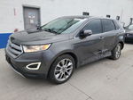 2015 Ford Edge Titanium Gray vin: 2FMTK4K87FBB28076