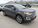 2015 Ford Edge Titanium Серый vin: 2FMTK4K87FBB28076