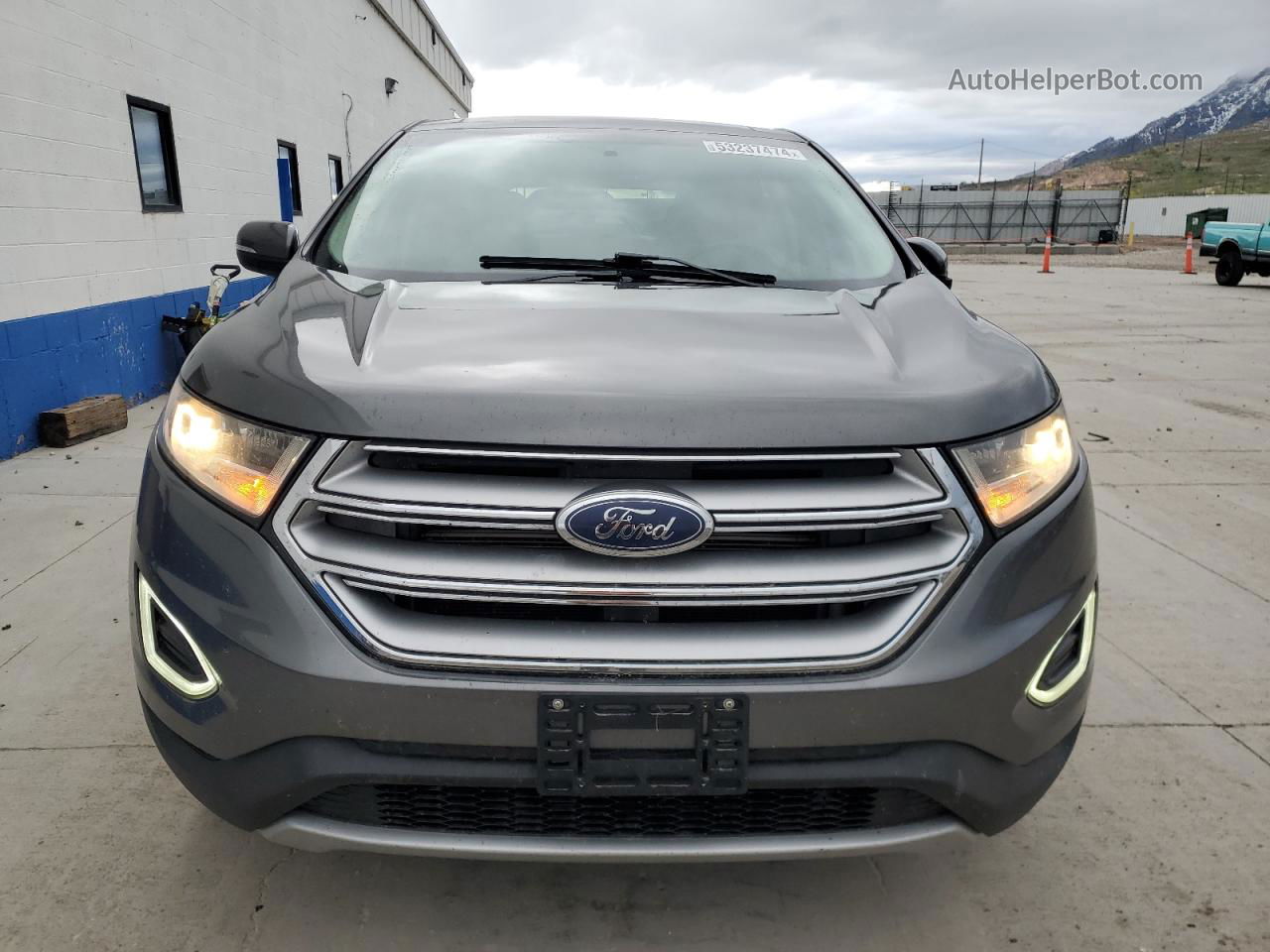 2015 Ford Edge Titanium Серый vin: 2FMTK4K87FBB28076