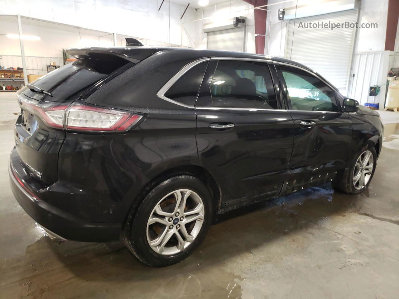 2015 Ford Edge Titanium Black vin: 2FMTK4K89FBC08754