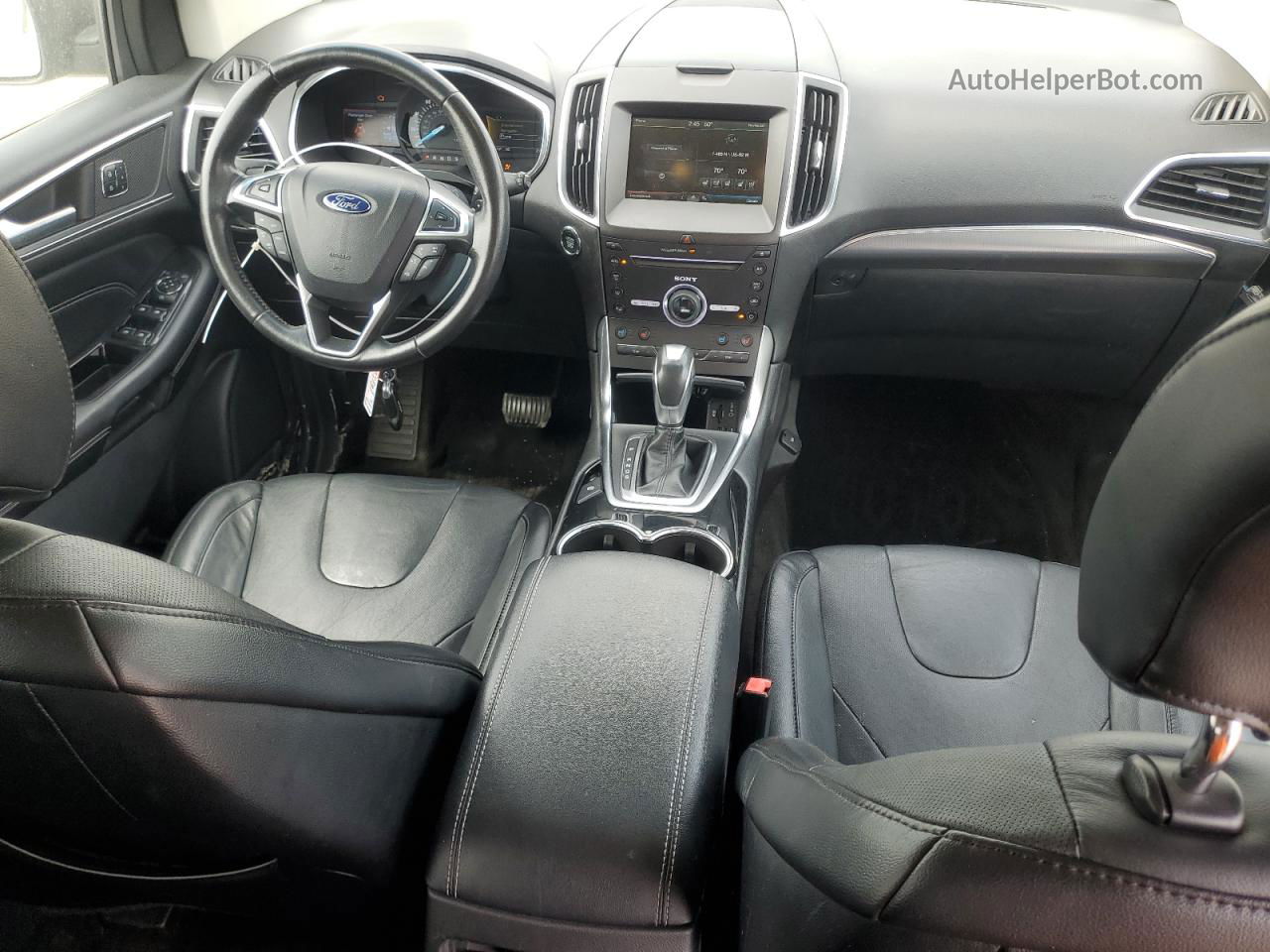 2015 Ford Edge Titanium Gray vin: 2FMTK4K90FBB02928