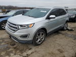 2015 Ford Edge Titanium Silver vin: 2FMTK4K91FBB56643