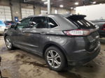 2015 Ford Edge Titanium Gray vin: 2FMTK4K91FBB60806