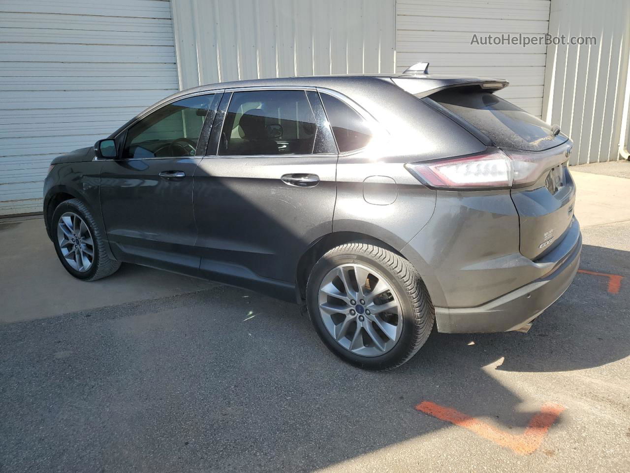 2015 Ford Edge Titanium Серый vin: 2FMTK4K93FBC05311