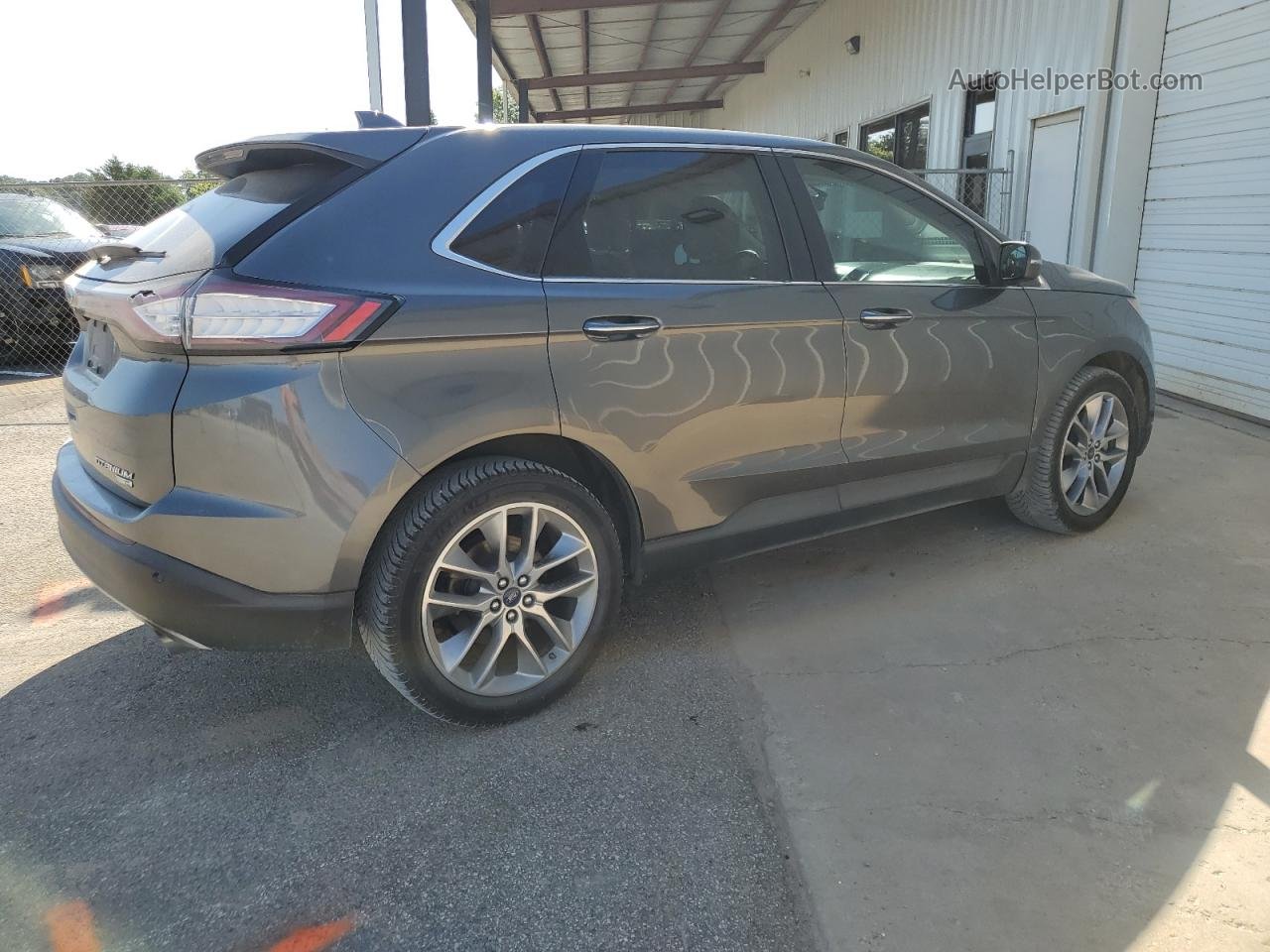 2015 Ford Edge Titanium Gray vin: 2FMTK4K93FBC05311