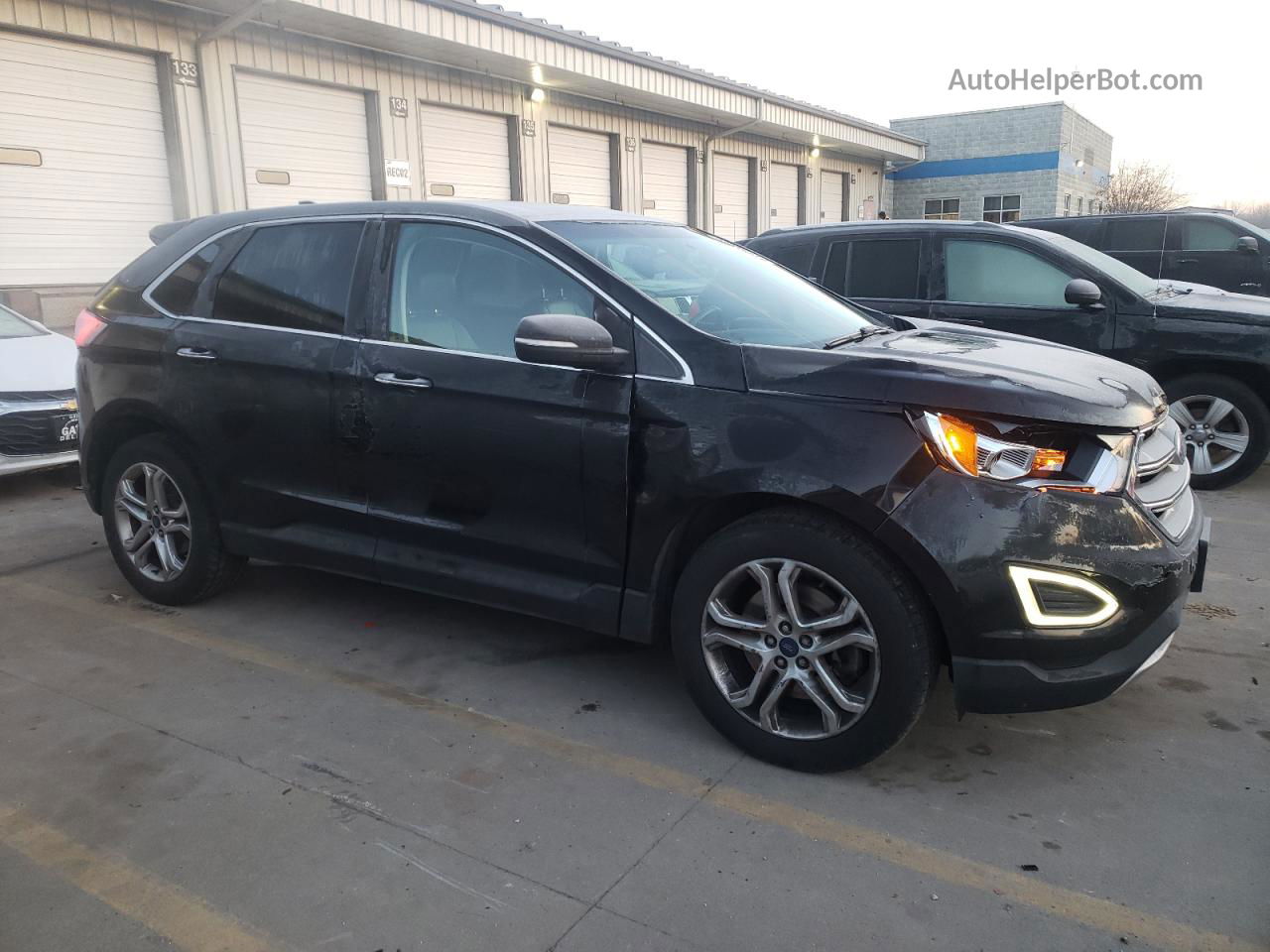 2015 Ford Edge Titanium Black vin: 2FMTK4K94FBB26035