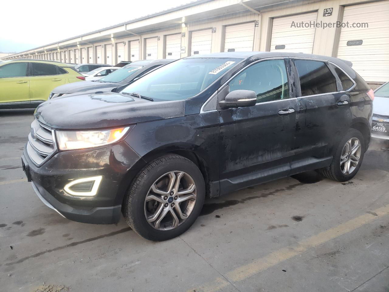 2015 Ford Edge Titanium Black vin: 2FMTK4K94FBB26035