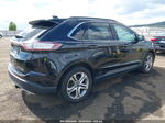 2015 Ford Edge Titanium Черный vin: 2FMTK4K94FBB56426