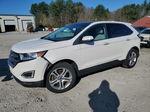 2015 Ford Edge Titanium White vin: 2FMTK4K94FBB63120