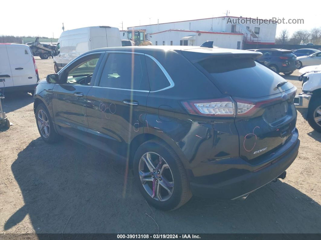 2015 Ford Edge Titanium Black vin: 2FMTK4K96FBB24562