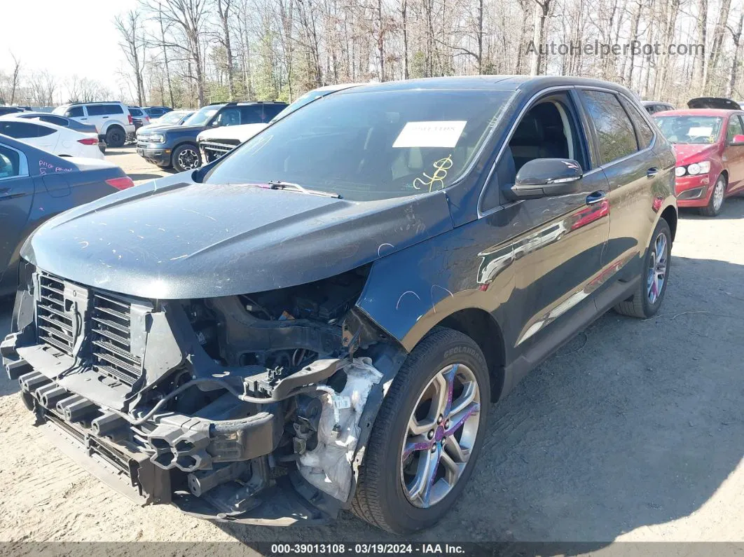 2015 Ford Edge Titanium Black vin: 2FMTK4K96FBB24562