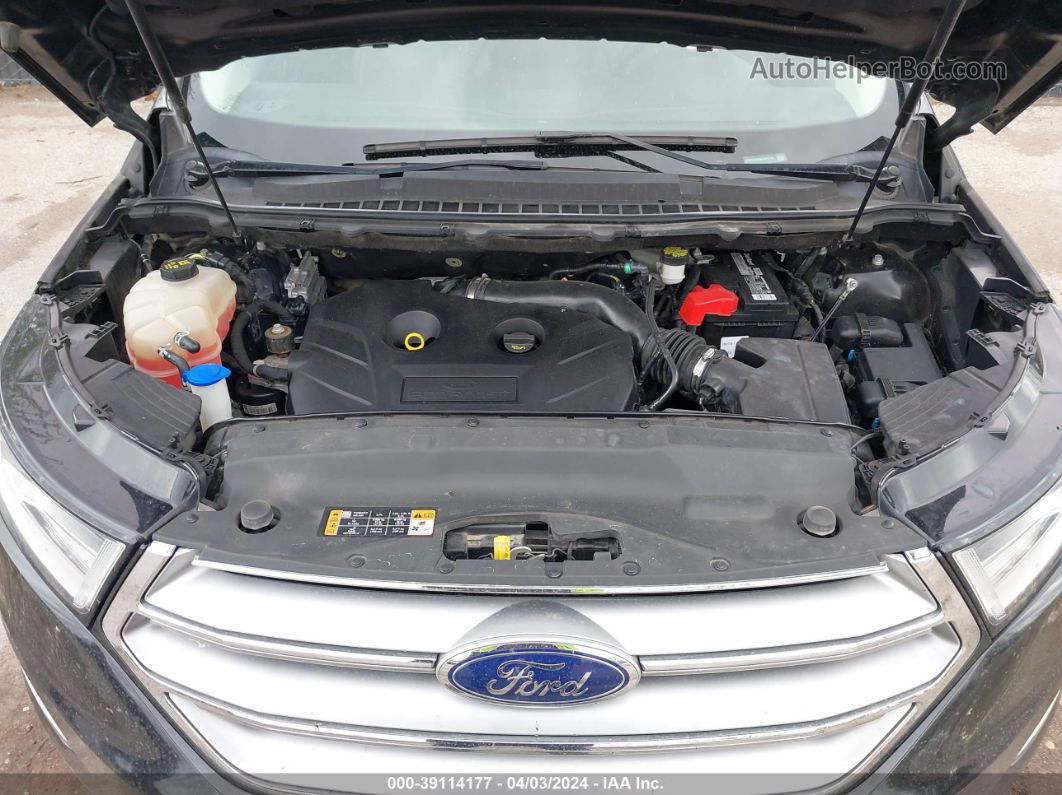 2015 Ford Edge Titanium Черный vin: 2FMTK4K96FBB42740