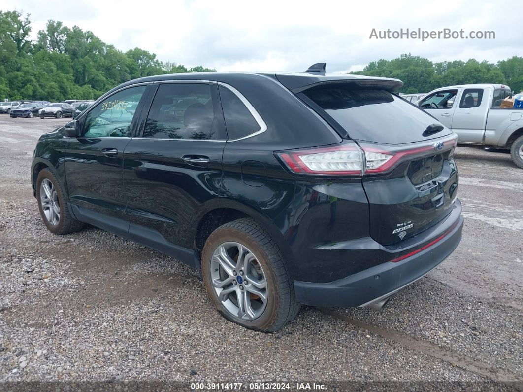 2015 Ford Edge Titanium Black vin: 2FMTK4K96FBB42740